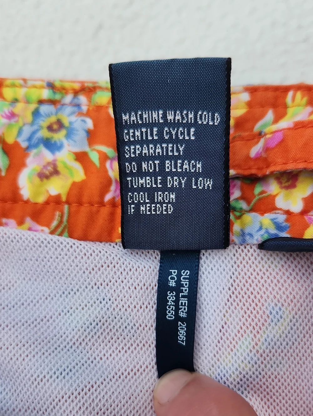 Polo Ralph Lauren Men’s Orange Floral Adjuster-Tab Shorts Size 30
